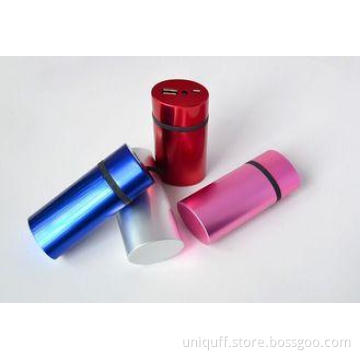 Mini Red Universal External Portable Metal Power Bank for C